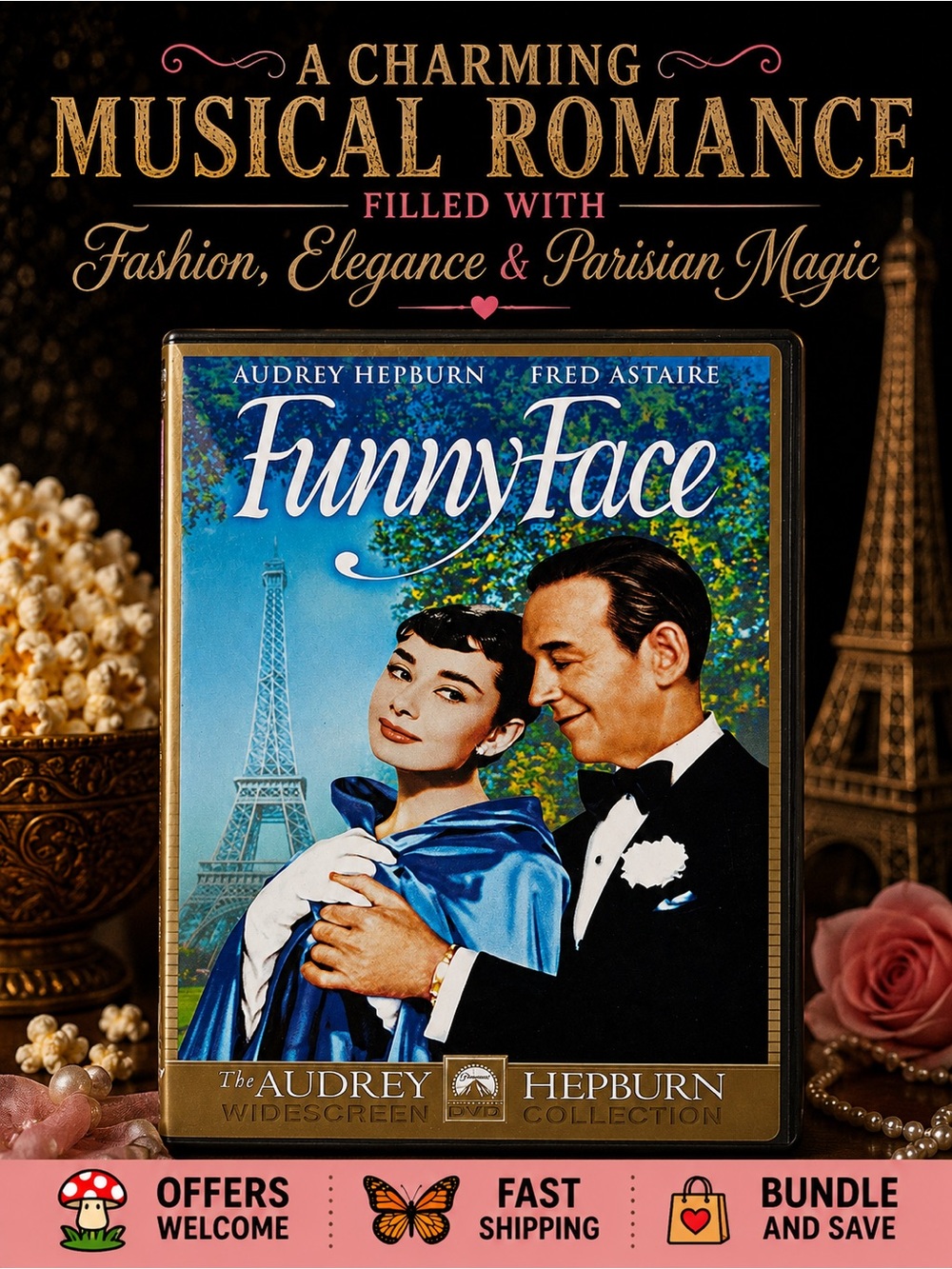 Funny Face DVD Audrey Hepburn Collection Fred Astaire Widescreen